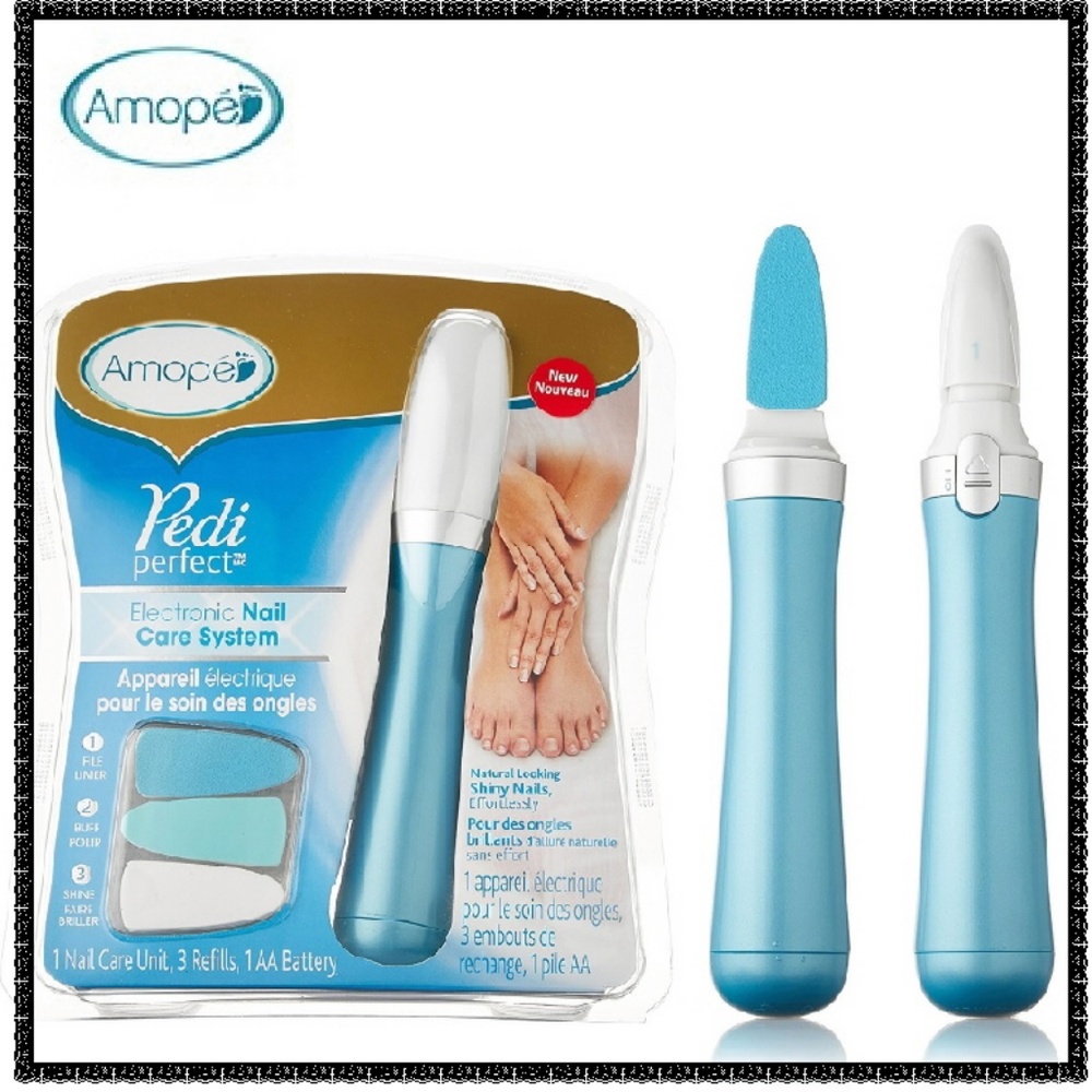 AMOPE Pedi Perfect Nail Care FILE BUFF & SHINE